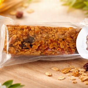 Barre de céréales raisin, baie de goji, amande